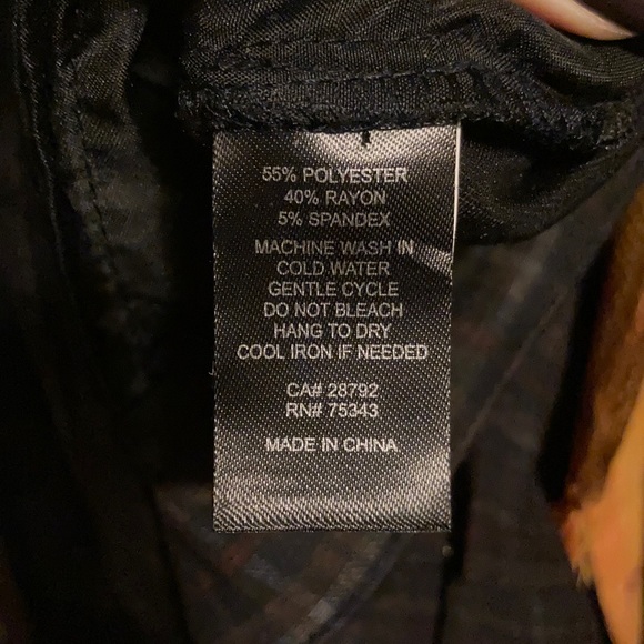 Rachel Zoe Mid-Rise Plaid Pants - Picture 5 of 5